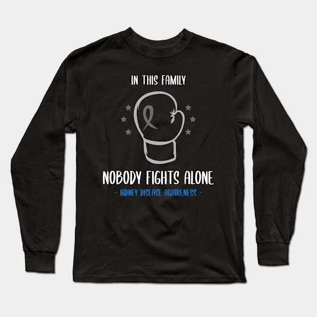 Kidney Disease Awareness Long Sleeve T-Shirt by victoria@teepublic.com